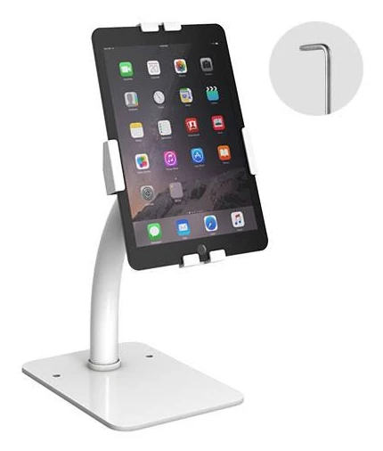Adjustable countertop tablet stand